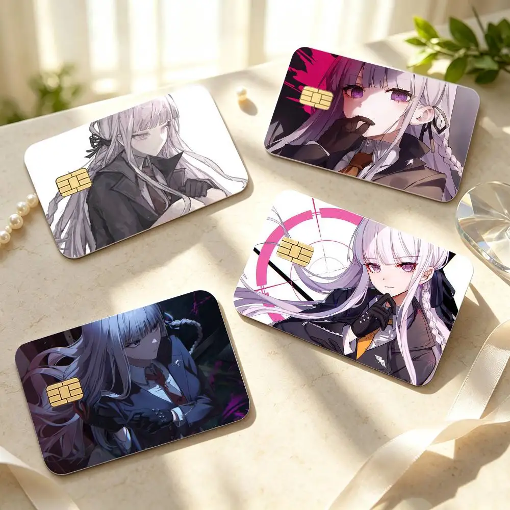 Danganronpa Kyoko Kirigiri  HD Credit Card Stickers Game Card Decal Small Chip Waterproof Sticker Gift Decor