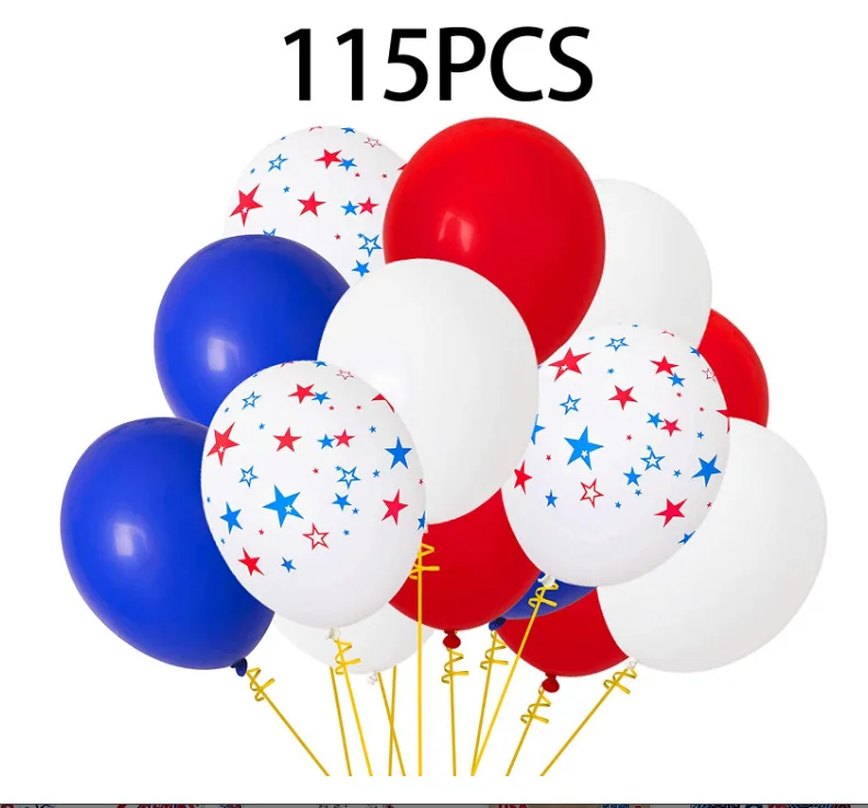 

American Independence Day Pentagram Balloons Set Party Supplies Decoration Ballons Birthday Party Decorations Party Balloons