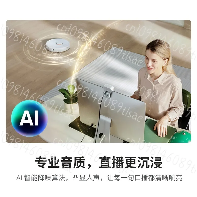 4K AI Webcam for PC & Mac, Zoom, Teams, Twitch, Streaming, Video Calls, Gaming, Smart Auto-Framing