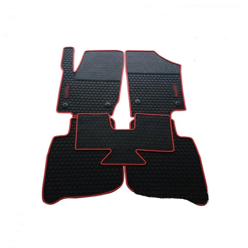 Car Floor Mats Car Mat Rugs Carpet For Skoda Rapid 2012 2013 2014 2015 2016 2017 2018 2019 2020 2021 Left Hand Drive