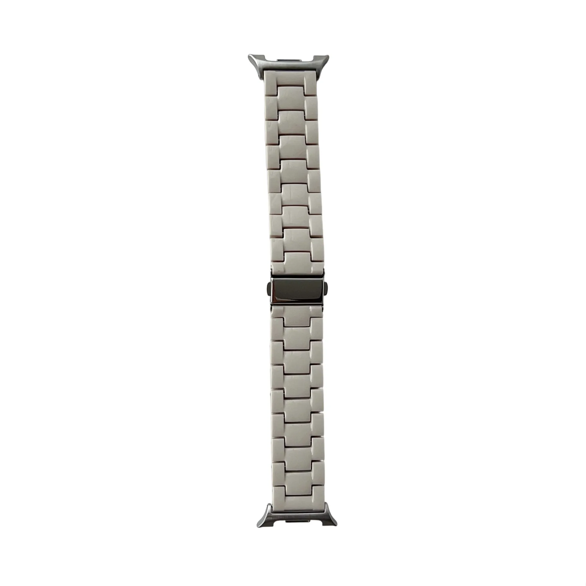 Stylish Resin Strap Suit for Samsung Galaxy Watch 8 Series/Ultra 47mm Three-bead Resin Solid Color Lightweight Strap