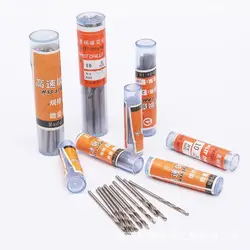 10pcs 0.5-3.0mm HSS Twist Drill Bit Set For Dremel Rotary Tool Straight Shank Mini Drill Bit Set Hand Tools