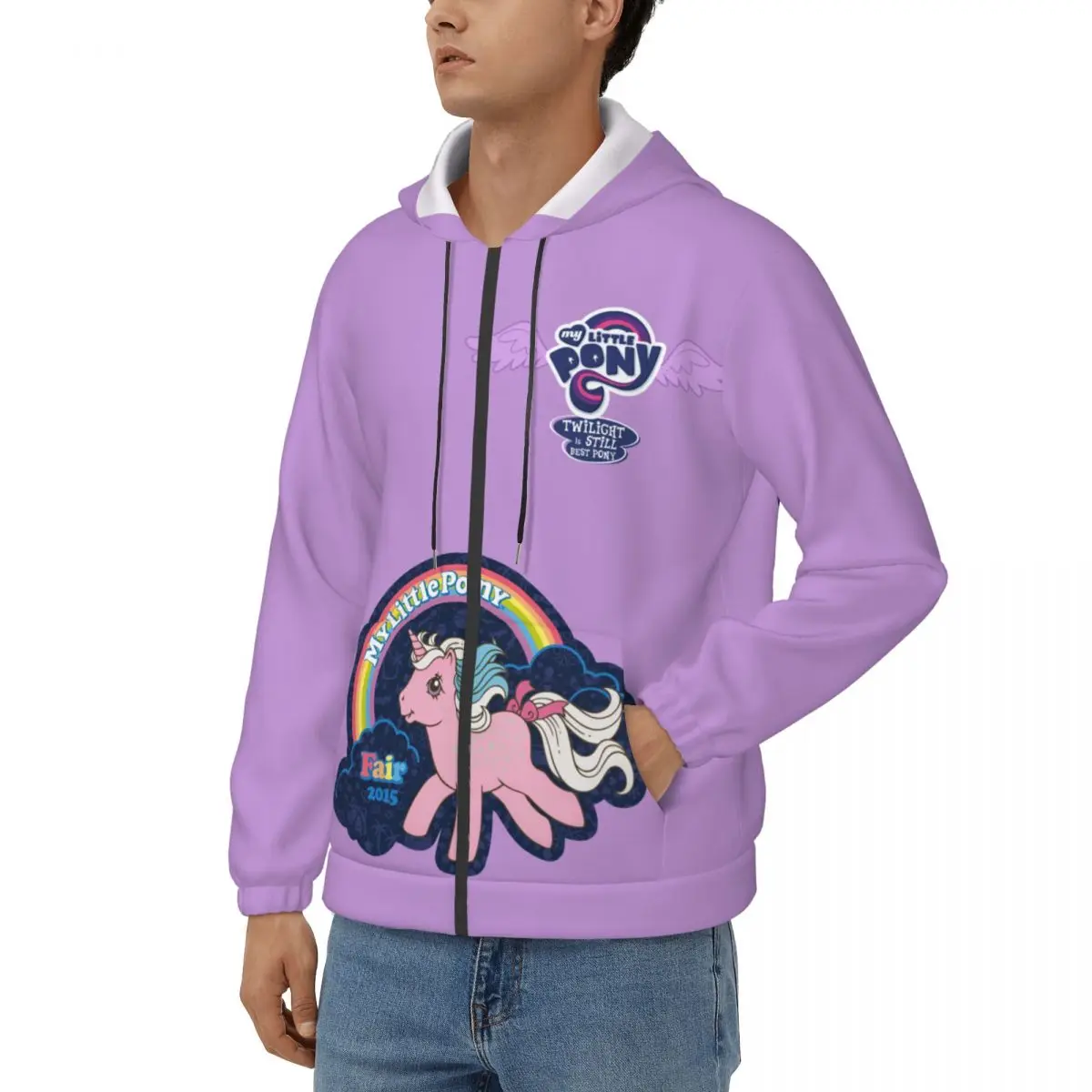 Large Men's Hoodie my little pony Tops  Casual Hoodies Winter