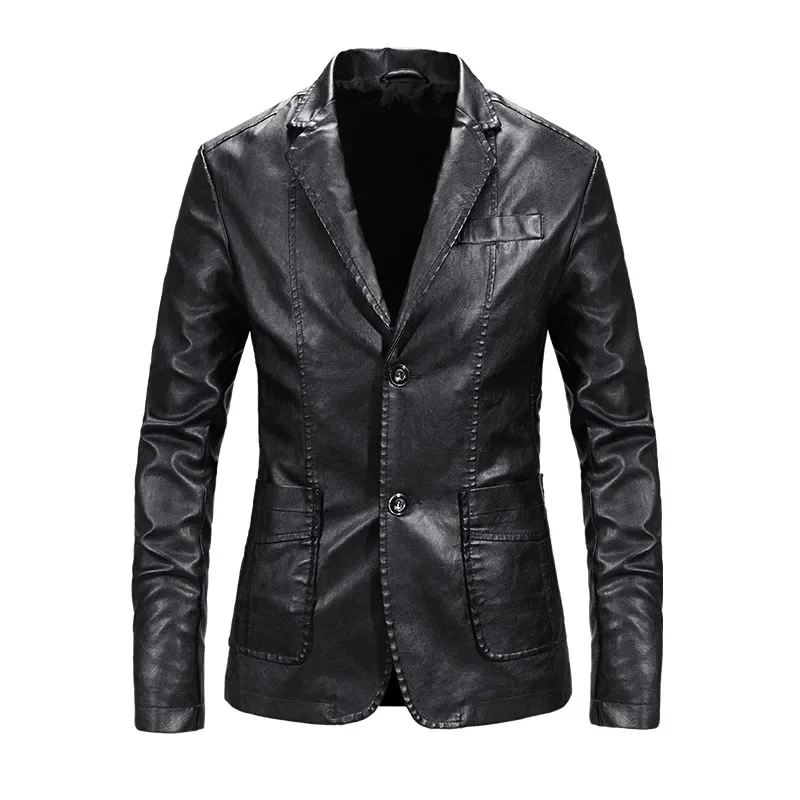 

High Quality Plus Size Blazer Men's British Style Elegant Fashion Simple Business Casual Party Shopping Dress Up Fitted Jacket