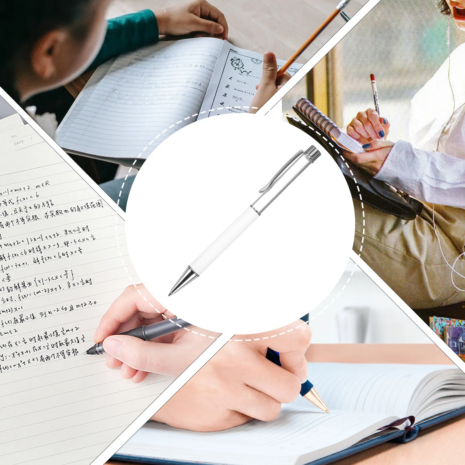 

Sublimation Ballpoint Pen Blank Diy Press Type For Office School Heat Transfer Writing Instrument Gel Pens Bulk Stationery