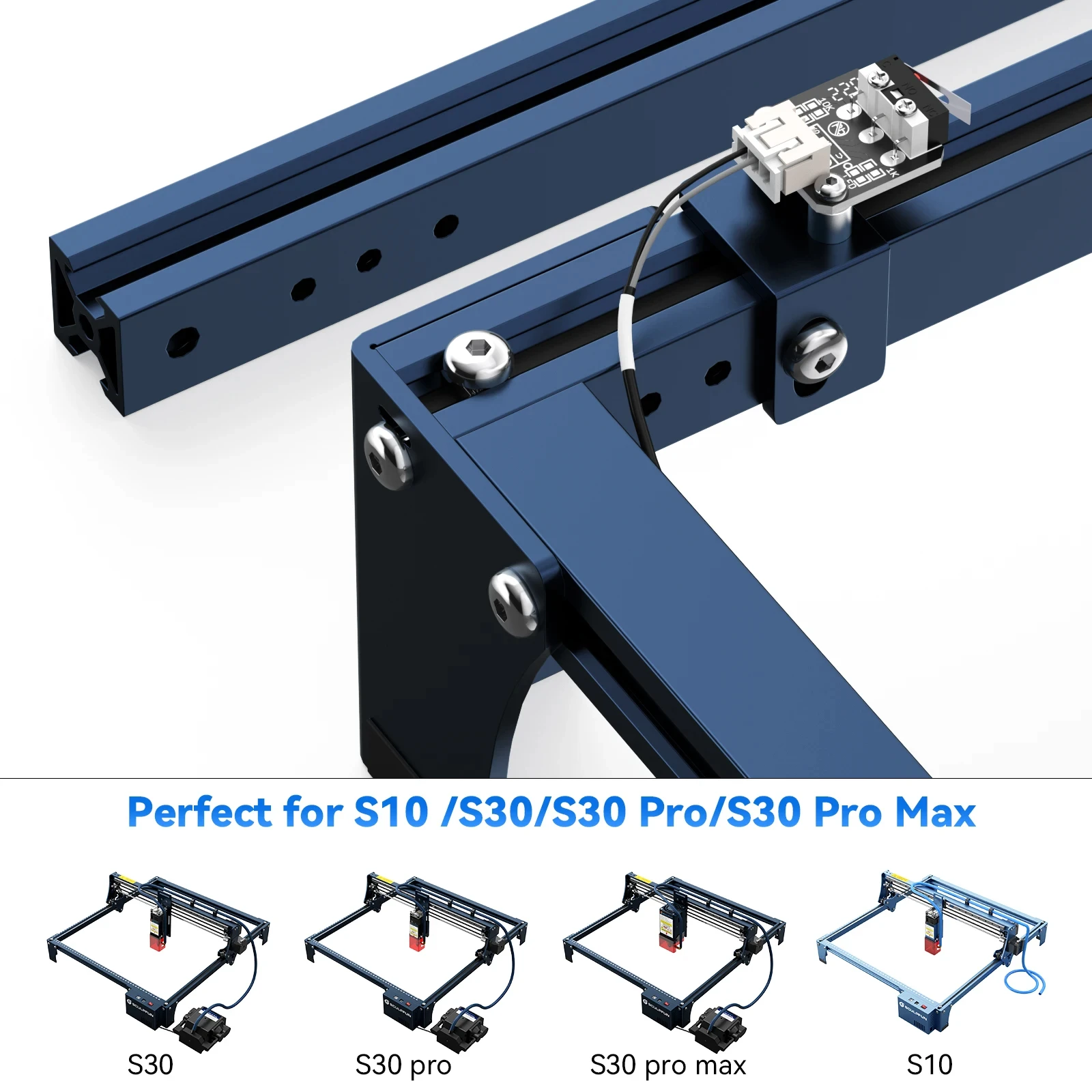 SCULPFUN S10/S30/S30/Pro/S30 Pro Max 935x905mm XY Axis Extender Expansion kit directly installed Laser Engraving Machine part