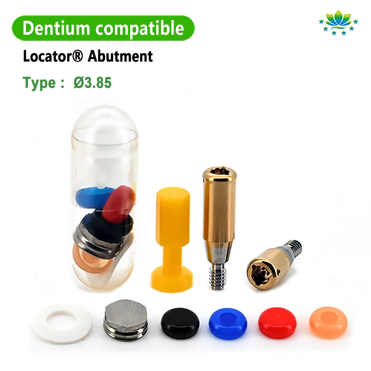 For Dentium Transfer Locator Abutment for Overdenture OEM ODM Ti Base Dental Attachment System Factory Direct Sale Fast Shipping
