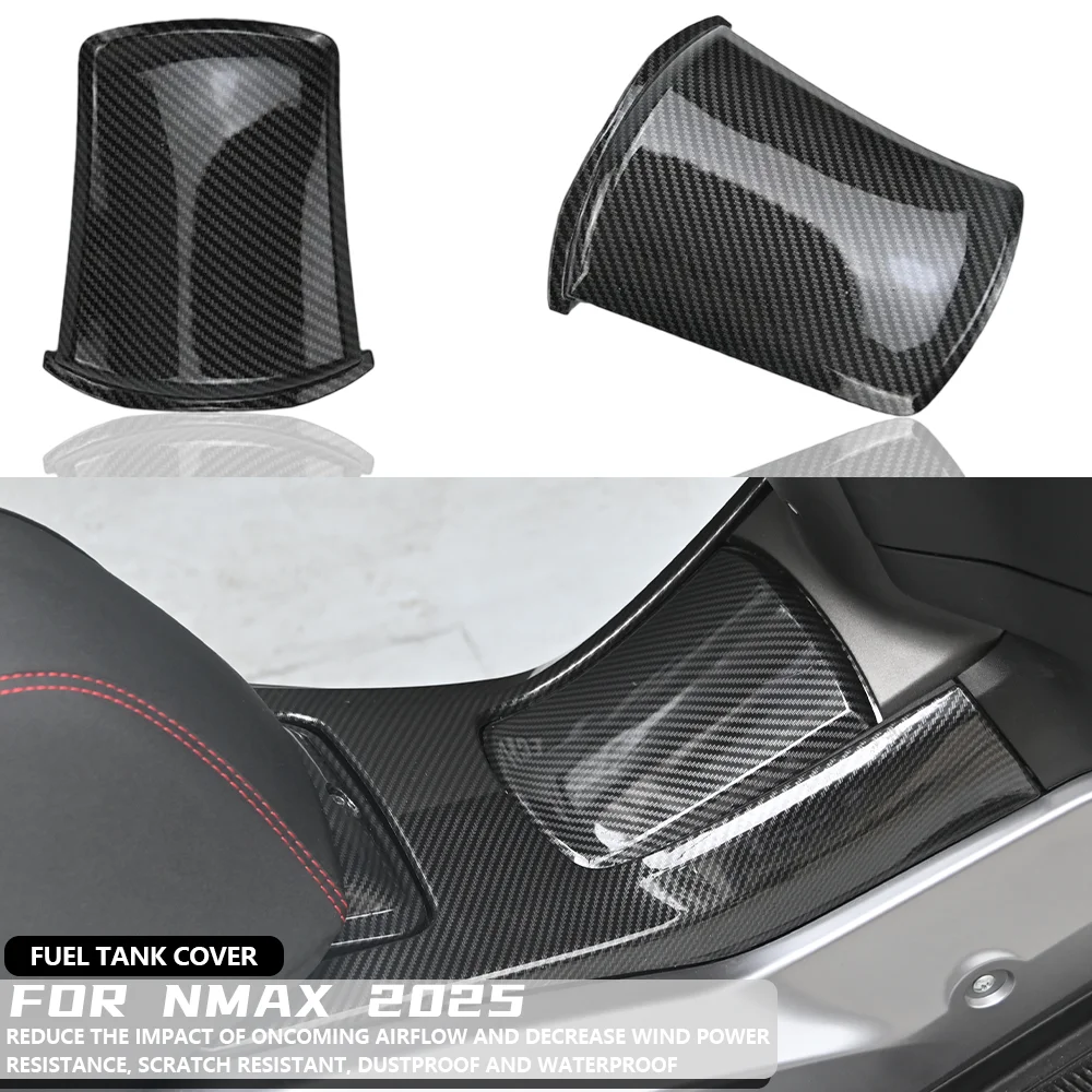 For YAMAHA NMAX 2025 Motorcycle fuel tank cap version with carbon fiber pattern fuel tank cap