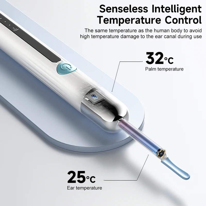 4.2mm WiFi Endoscope Ear Picker Camera 1080P with Ear Spoon Base for IPhone/Android Ear Clean Otoscope with Ear Wax Removal Tool image 5