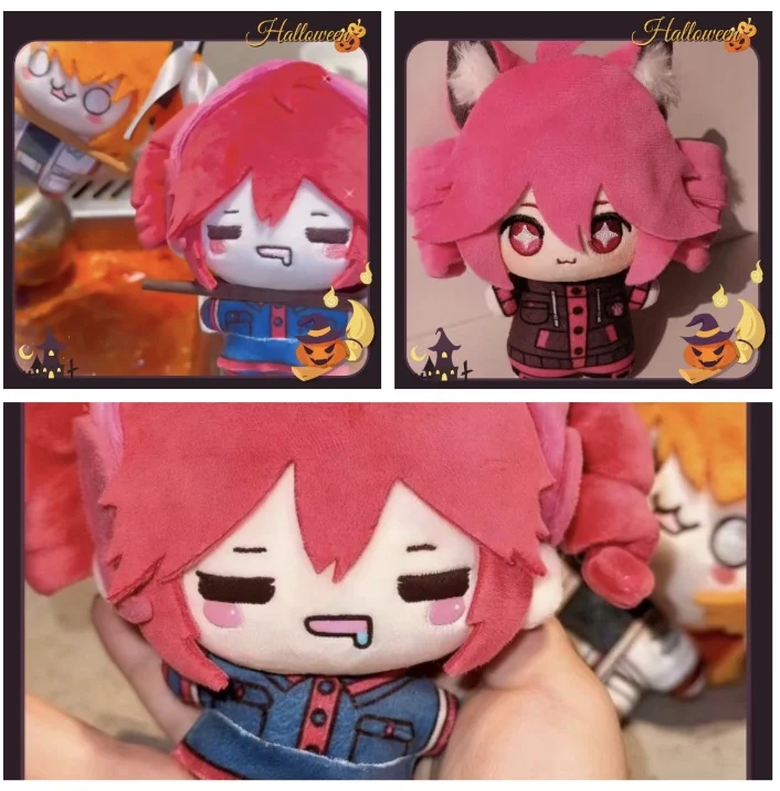 

Anime Kasane Teto Plush Doll 10cm Soft Cotton Toy Portable Keychain Pendant Cute Mascot Figure Perfect Festival Gift for Lovers