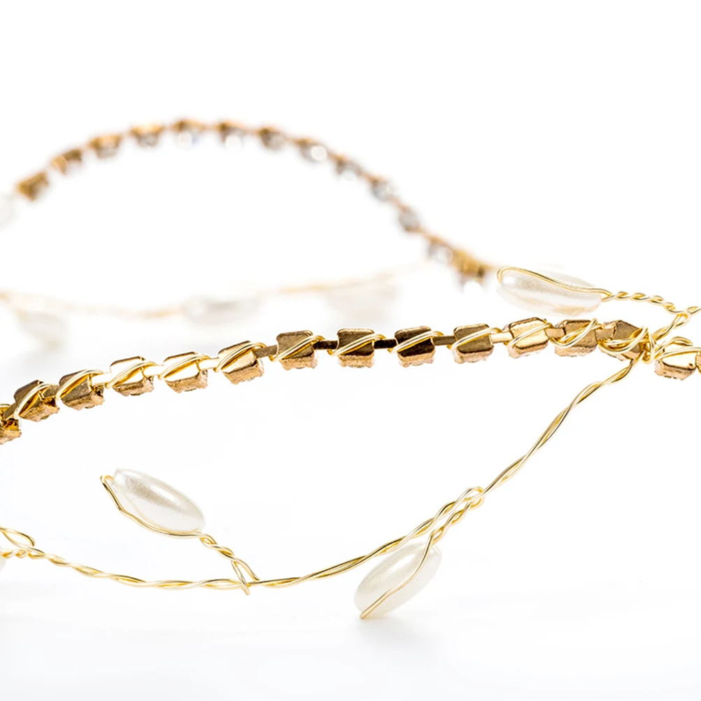 

Hair Hoop Headgear Headdress Wedding Decoration Bride Bridesmaid Golden Rhinestone Dragonflies Crown Fashion Accessories Prom