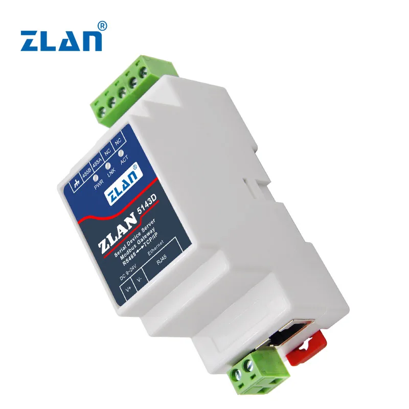 خادم تسلسلي صناعي ، Din Rail ، RTU ، MQTT ، Rs485 إلى RJ45 Ethernet