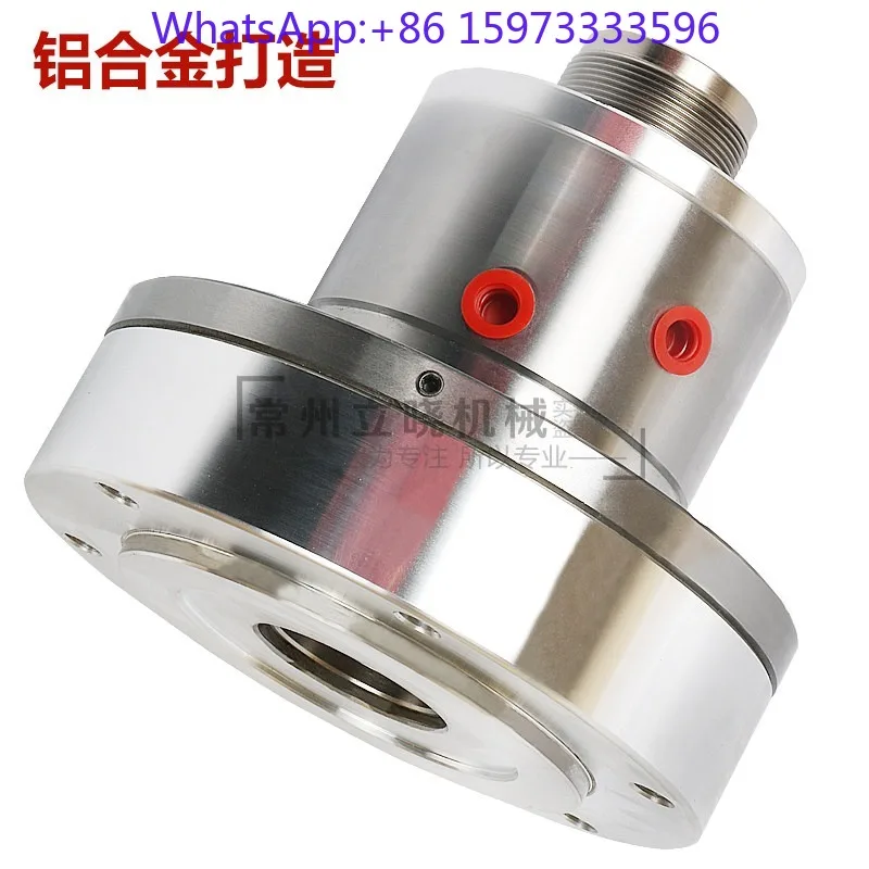 Hollow Rotary Air Cylinder Single Double Piston KQ-90 KQ-130 for Pneumatic Hydraulic Chuck CNC Lathe Machining Spare Components