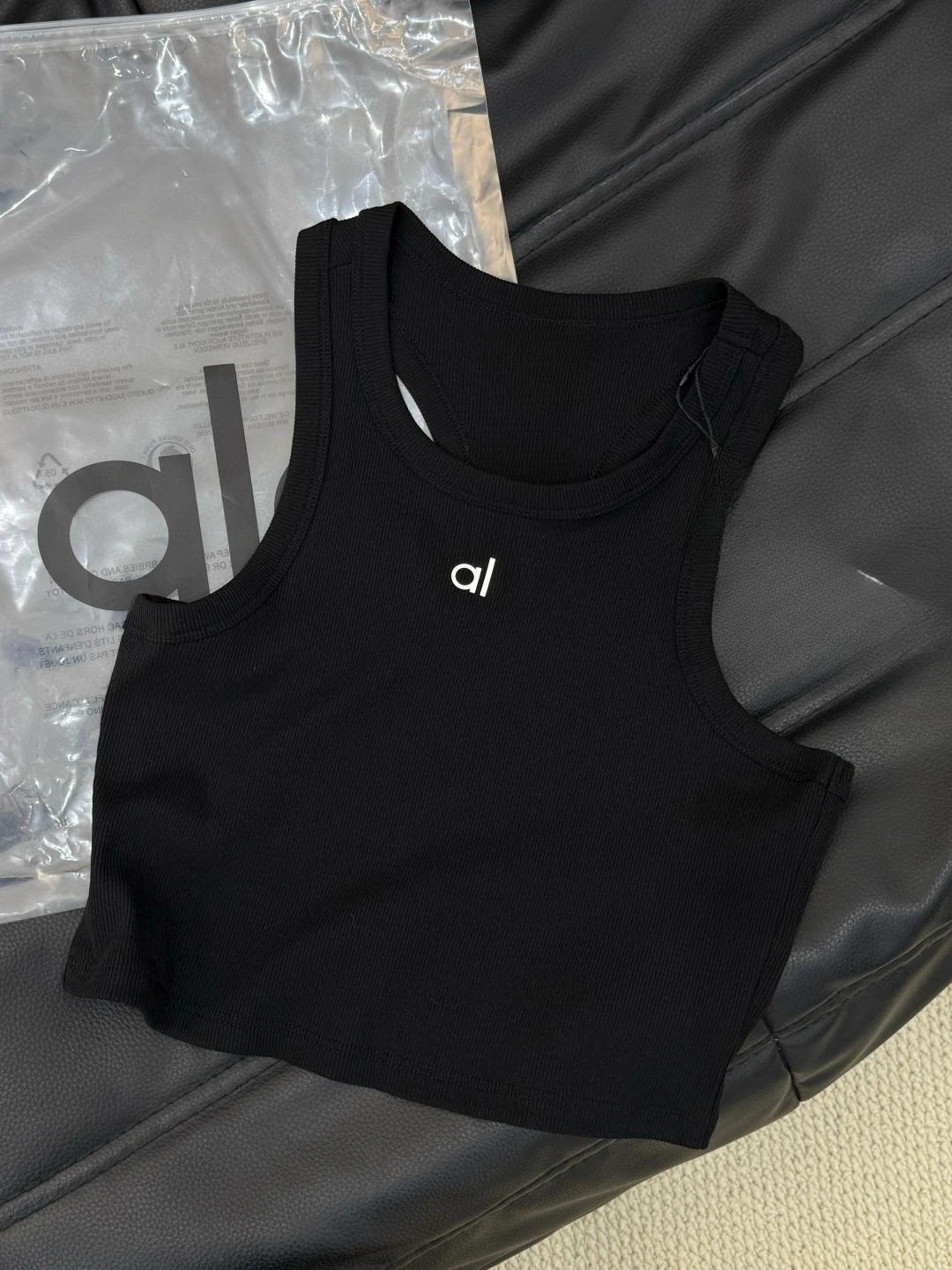 

2025 Summer Slim Short Spice Girl Threaded Skinny Sports Fitness Yoga Cotton Printed Crew Neck Sling Vest