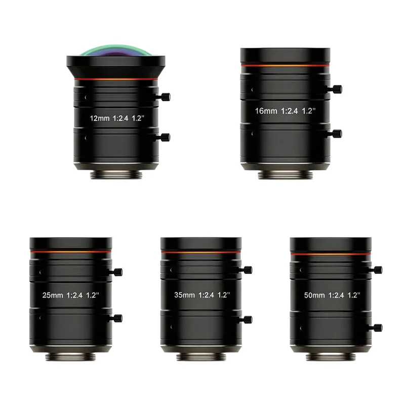Hikrobot MVL-KF Series 25MP Industrial Lens MVL-KF1224M-25MP KF1624 KF2524 KF3524 KF5024 C-Mount FA Vision Lens