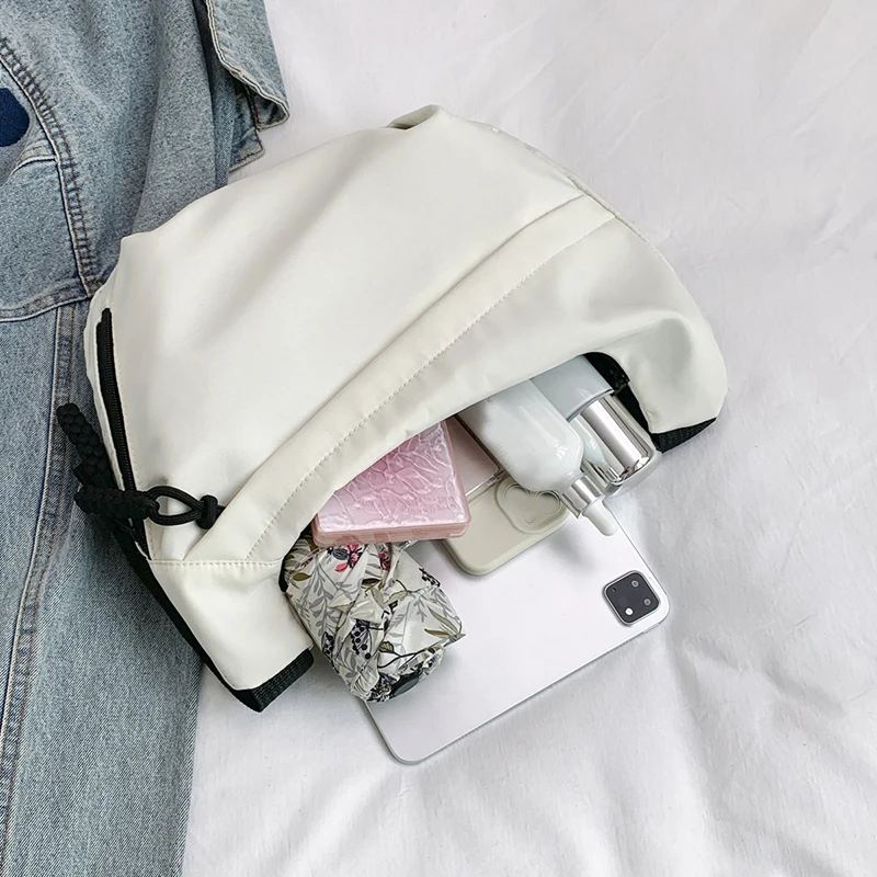 Crossbody Bag For Women Handbag Neutral Style Tote Bag With Strap Carrying Fitness Items. Mini Street-Style With Shoulder Strap