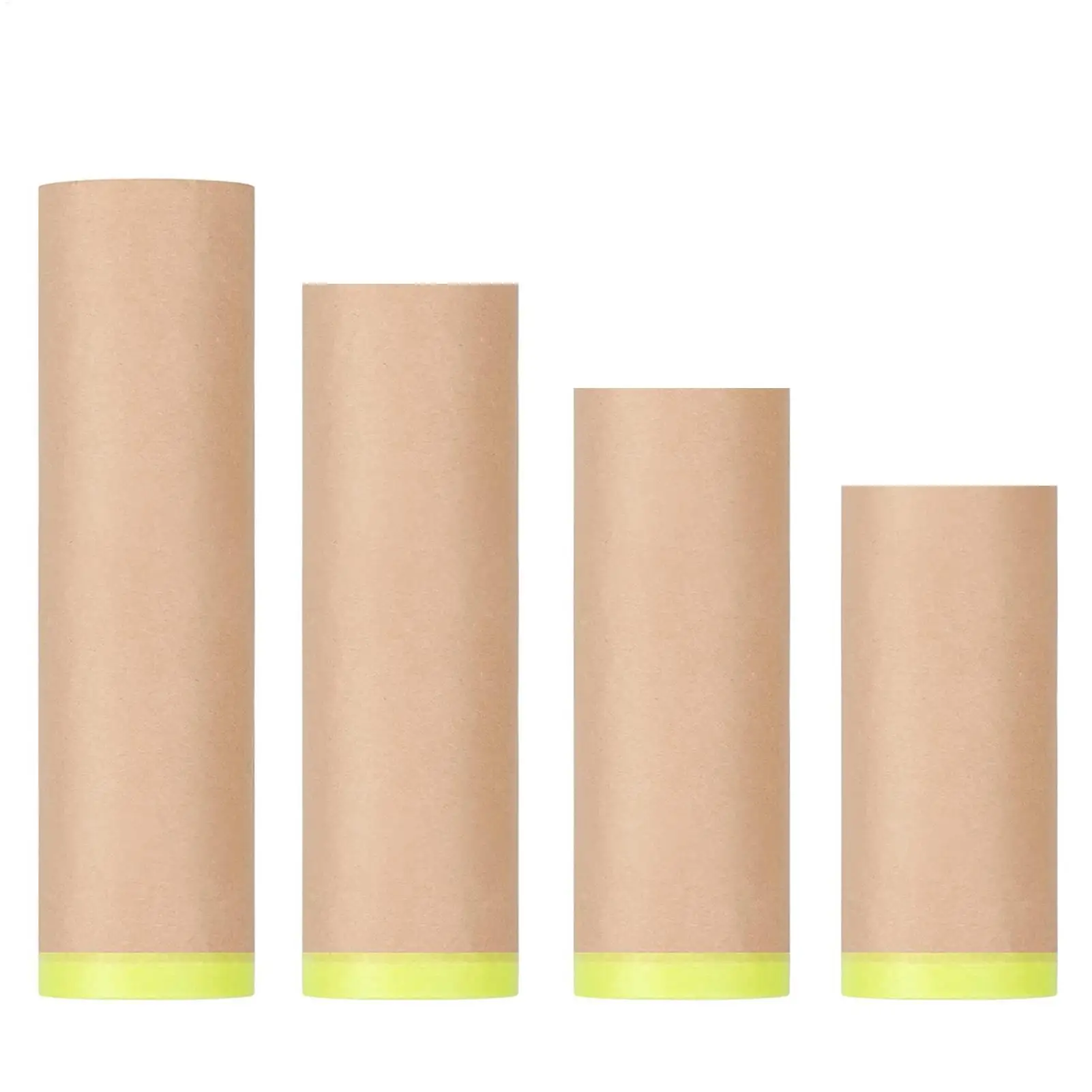 

Pre Taped Masking Paper Wall Treatmnt Painting Drop Film Painters Paper Roll Painting Spray Masking Protective Paper For Car