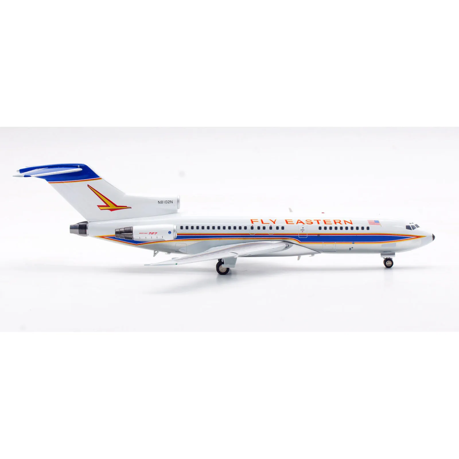 IF721EA1024P alliage avion à collectionner cadeau INFLIGHT 1:200 lignes orientales Boeing B727-100 modèle d'avion moulé sous pression N8102N