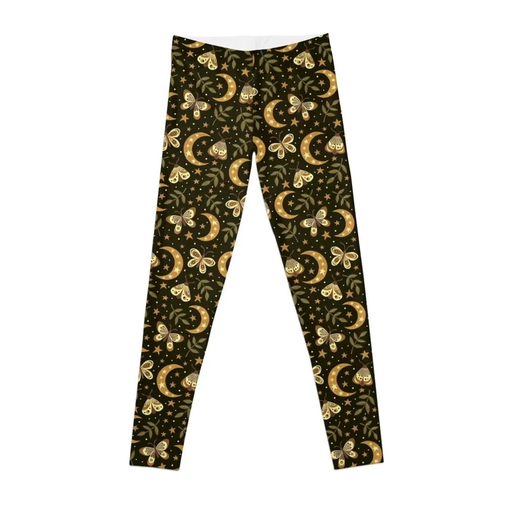 

Moons and moths Leggings push up tights for sport legging Female legging pants Womens Leggings