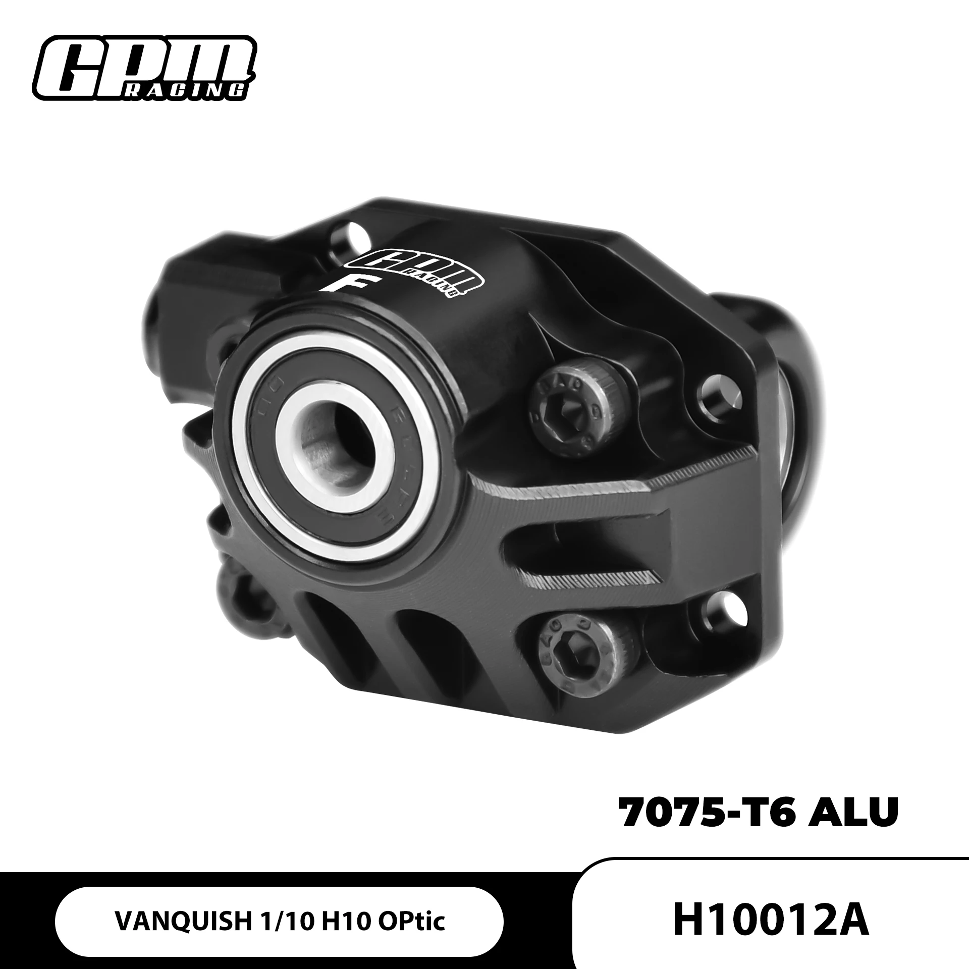GPM 7075 Alloy Front Axle Third Member Oversize Bearing VANQUISH 1/10 H10 OPtic VPS09027