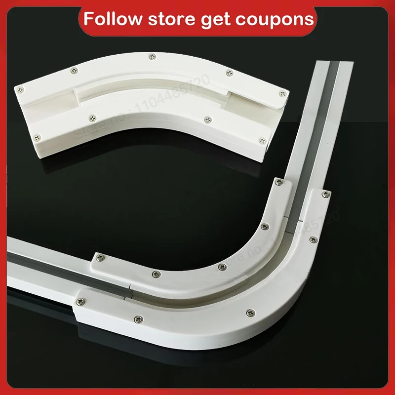 

90° 135° Electric Curtain Track Rail Joint Bracket Connector 90/135 degree U Type / L Type Window for Aqara Tuya Ccurtain Track