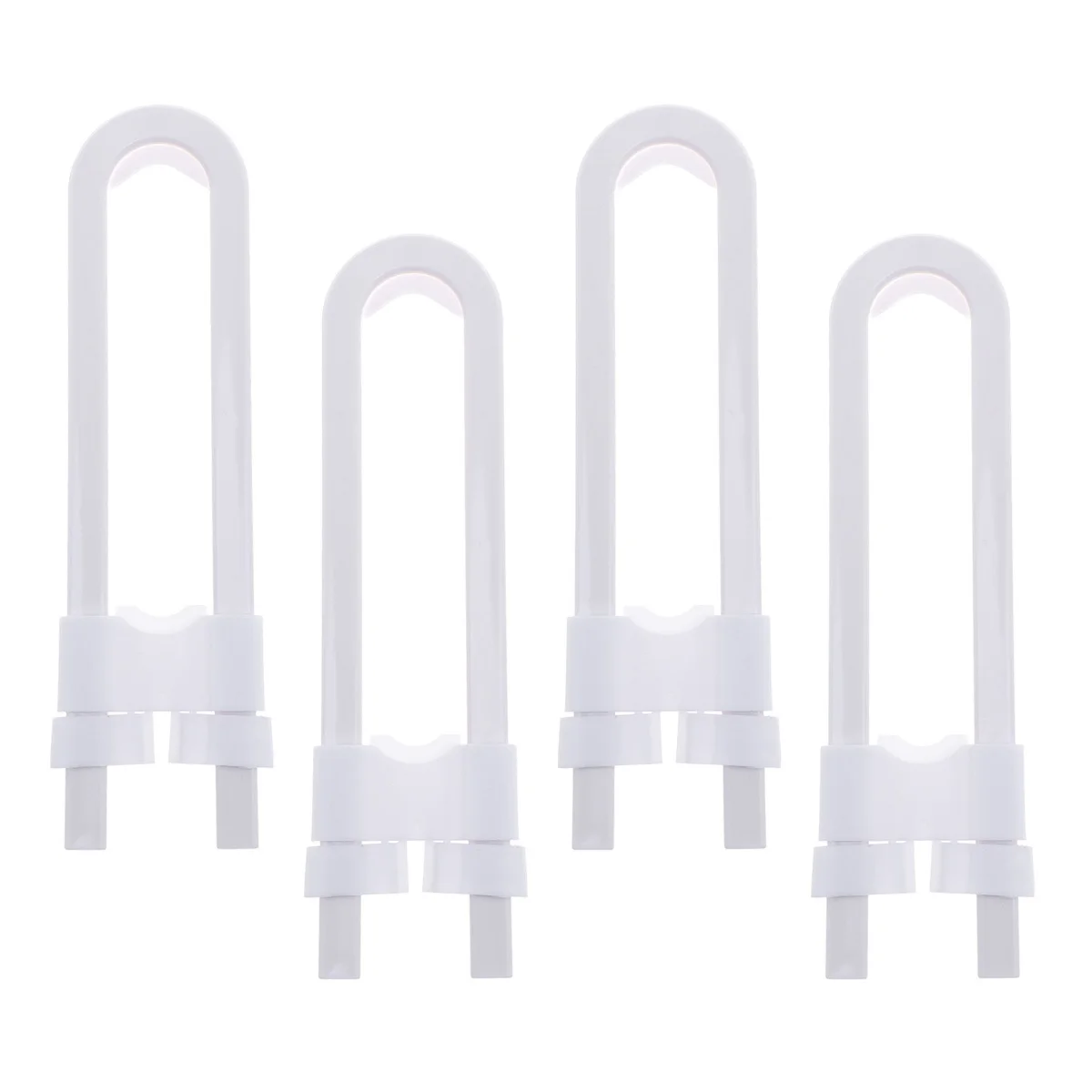 أقفال خزانة أمان للأطفال مكونة من 4 عبوات من مزلاج باب على شكل حرف U لتدقيق الطفل وخزانة المطبخ وإغلاق آمن #1