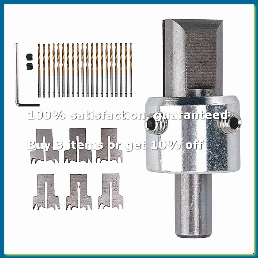 30 PCS Ring Drill Bit Set 16-21 mm Blades Wood Ring Maker Steel Bead Drill Bit