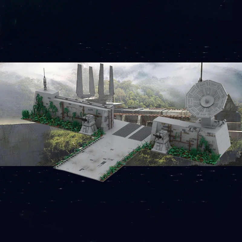 

3658 шт. MOC Императорский полинечный вход на Морк Звезда, боевые строительные блоки, очаровательный подарок для детей, рождественское здание, развлечение