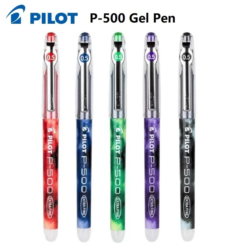 

Pilot P-500 0.5mm gel pens writing supplies Made in Japan 1 piece