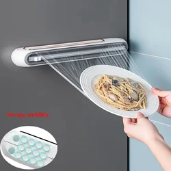 Fresh-Keeping Film Cutter Food Wrap Dispenser Plastic Cutter Foil Cling Film Storage Holder Kitchen Household Kitchen Supplies