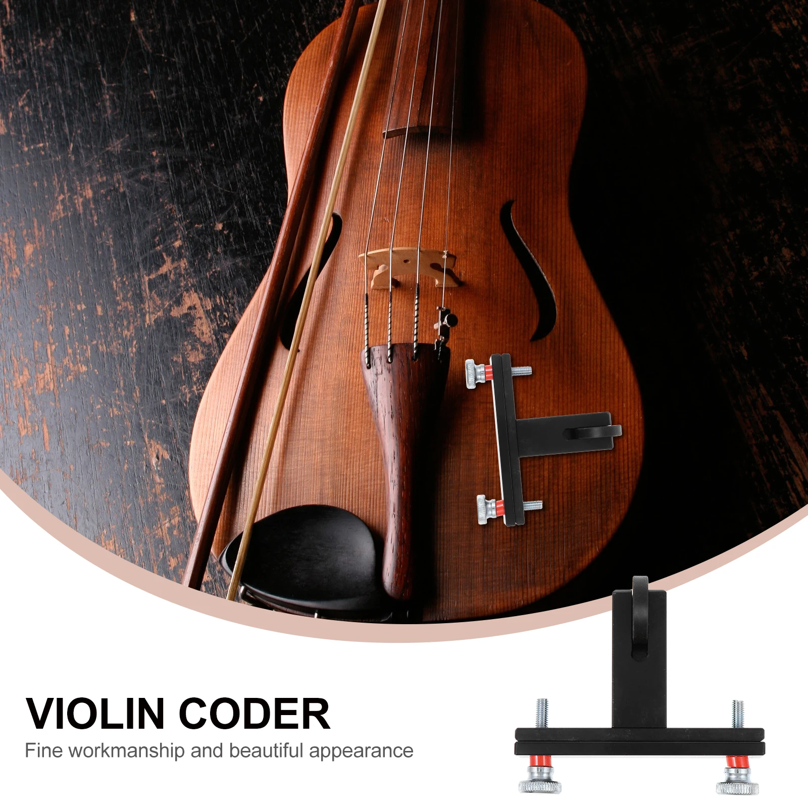 

1pc Premium Metal Code Tool Durable Rustproof Repairing Accessory Sturdy Polishing Instrument Supply Grinding Gadget For Violin