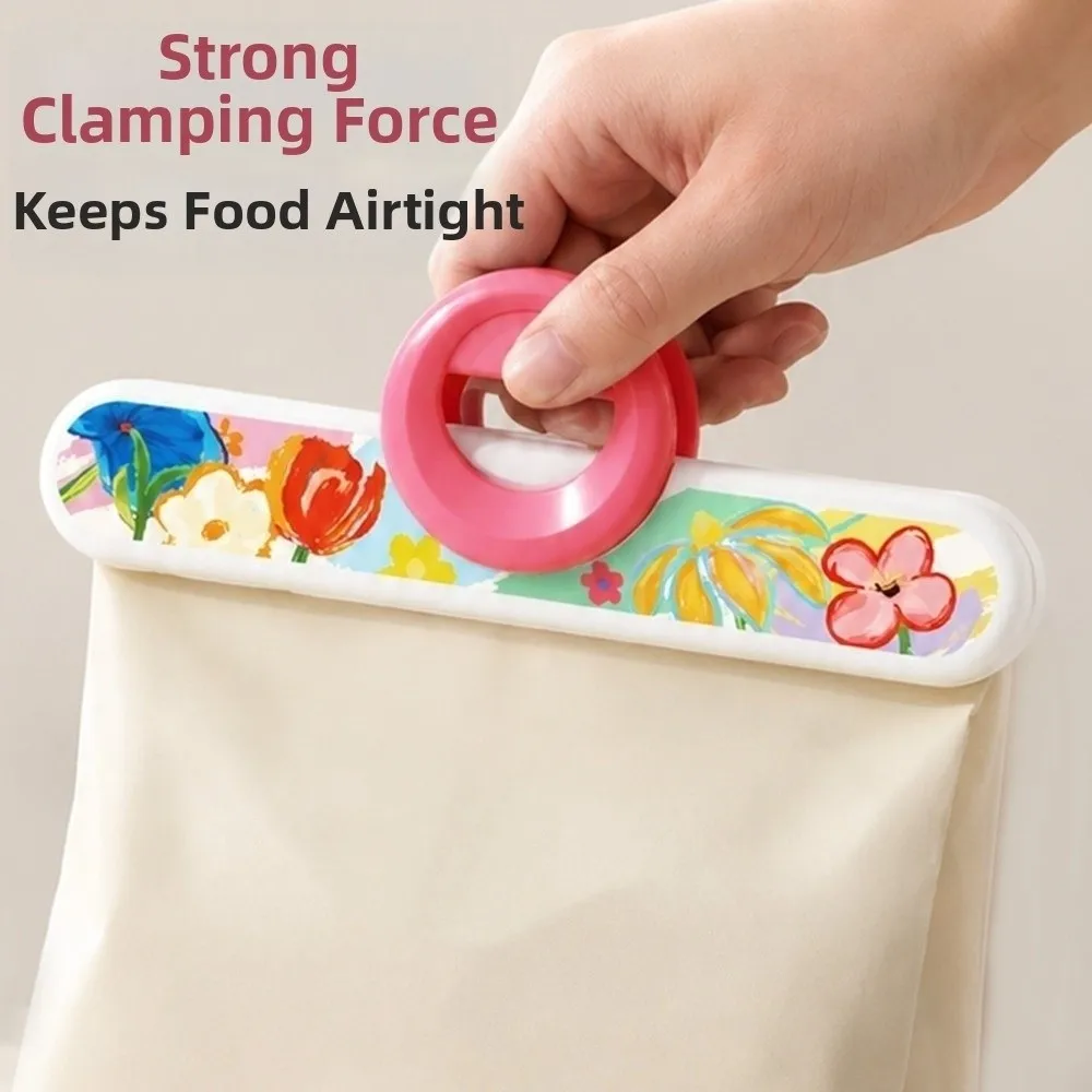 2PCS Multi-functional Sealing Clip Plastic Strong Clamping Force Food Bag Sealer Clip Moisture-Proof Food Preservation Clip