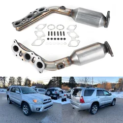 For Toyota 4Runner 2003-2009 Tacoma 2005-2011 FJ Cruiser 2007-2009 4.0L Pair Catalytic Converter Front Left Right Auto Manifold
