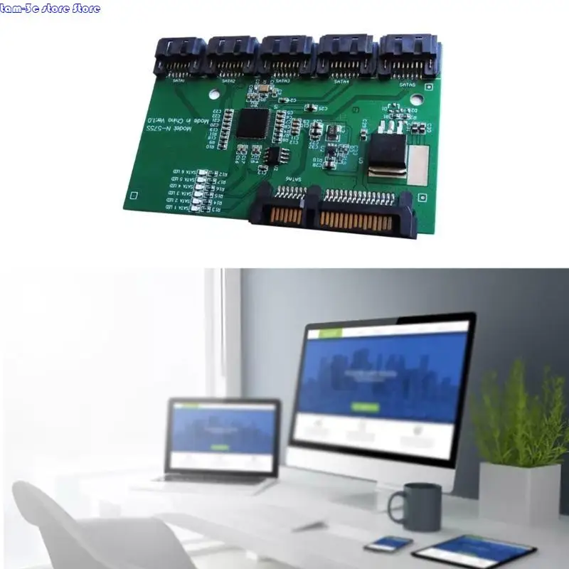 D0UA PM مضاعفات المنفذ المقسمة JMB575 1 إلى 5 محولات محولات المنفذ المقسمة