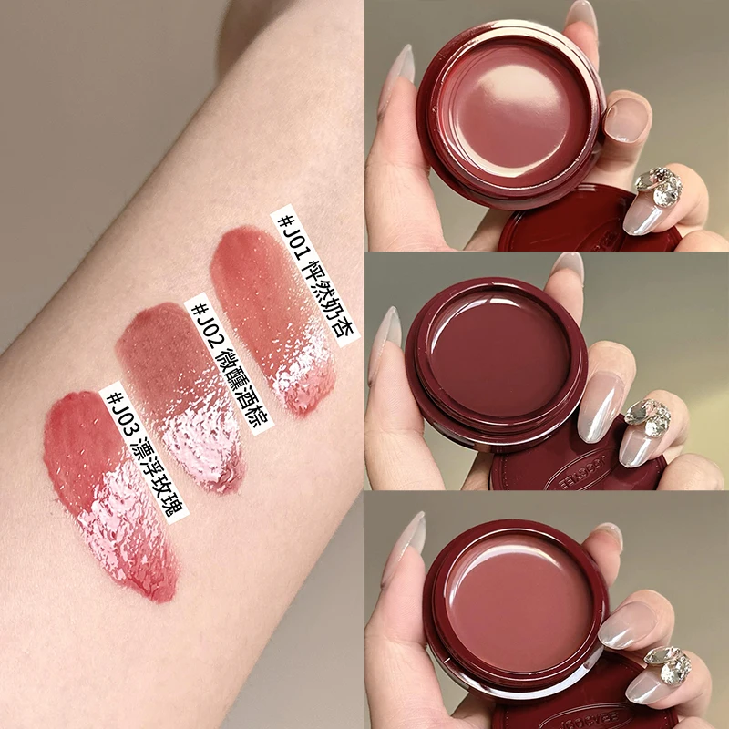 Joocyee Limited Christmas Series Lip Glaze Blusher Cream Aqua Glow Blush Cream Matte Lipstick Lip Gloss Facial Makeup Cosmetics