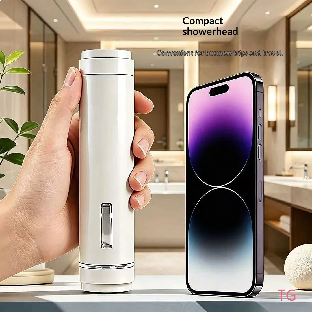 Mini Filter Travel Telescopic Shower Head Portable Handheld Water Saving High Pressure