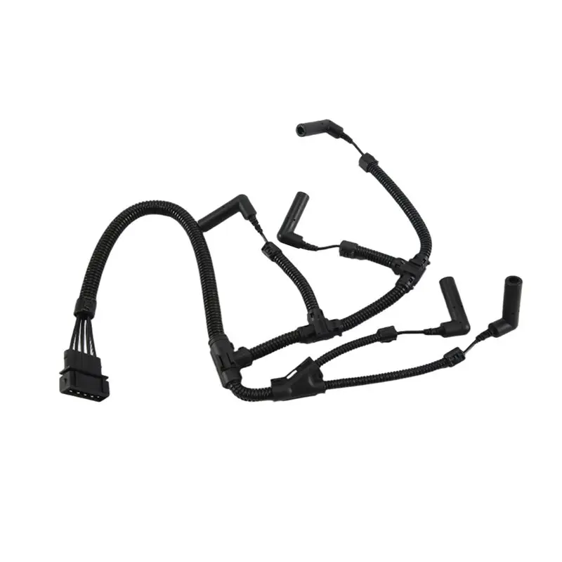 BB AT-Car Glow Plug Wiring Harness Compatible With Replacement 2515 Cylinder For -T4 1995-2004 074972095B