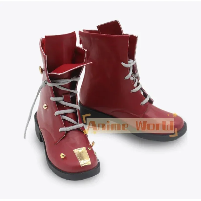 Vi Red Cosplay Shoes Halloween Carnival Boots Custom Made