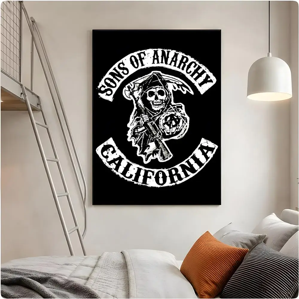 Series Crime Sons Of Anarchy Poster High Grade HD Indoor Art Prints for Home Interior Decoration and Present Ideas