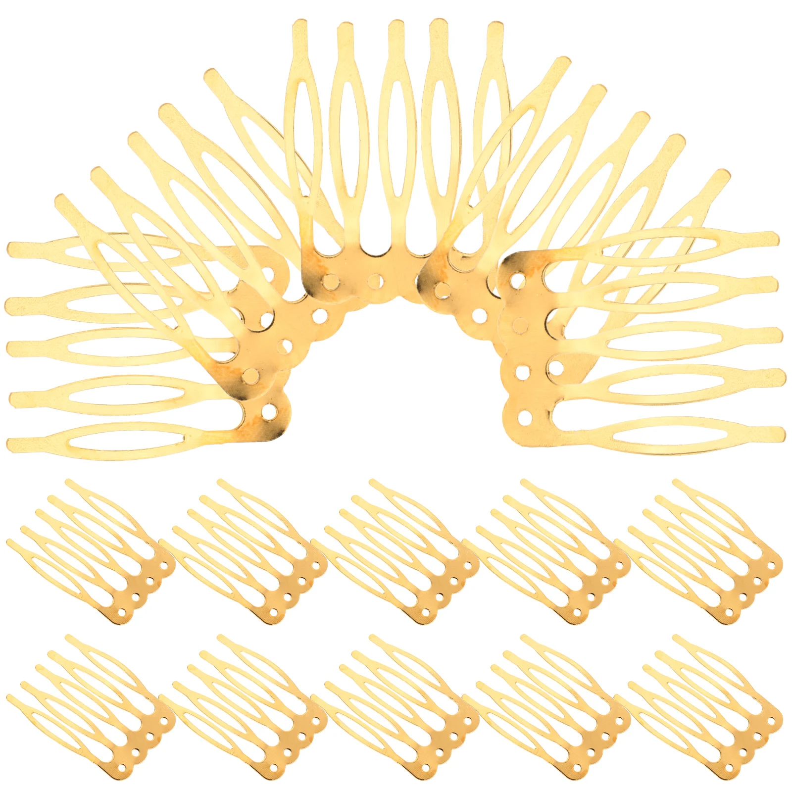 

50 Pcs Hair Combing Tools Durable Material Smooth Texture DIY Hair Clips Set Fashion Accessories Women Girls All Ages
