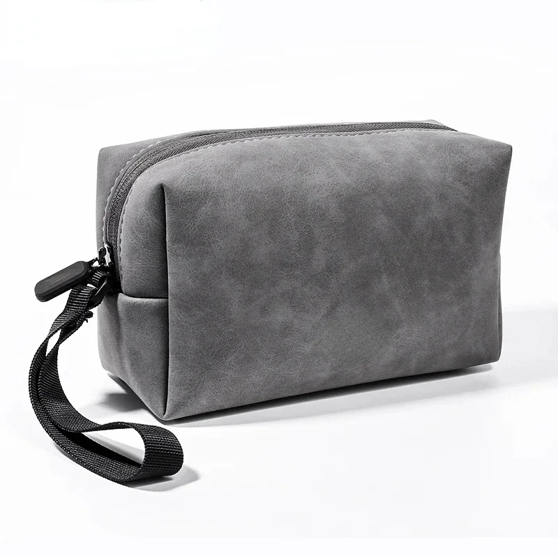 

Organizer Bag Leather Storage Case for Wired Headphones Earphone USB Cable Cell Phones Charger PC Digital Accessories Bag Wrap