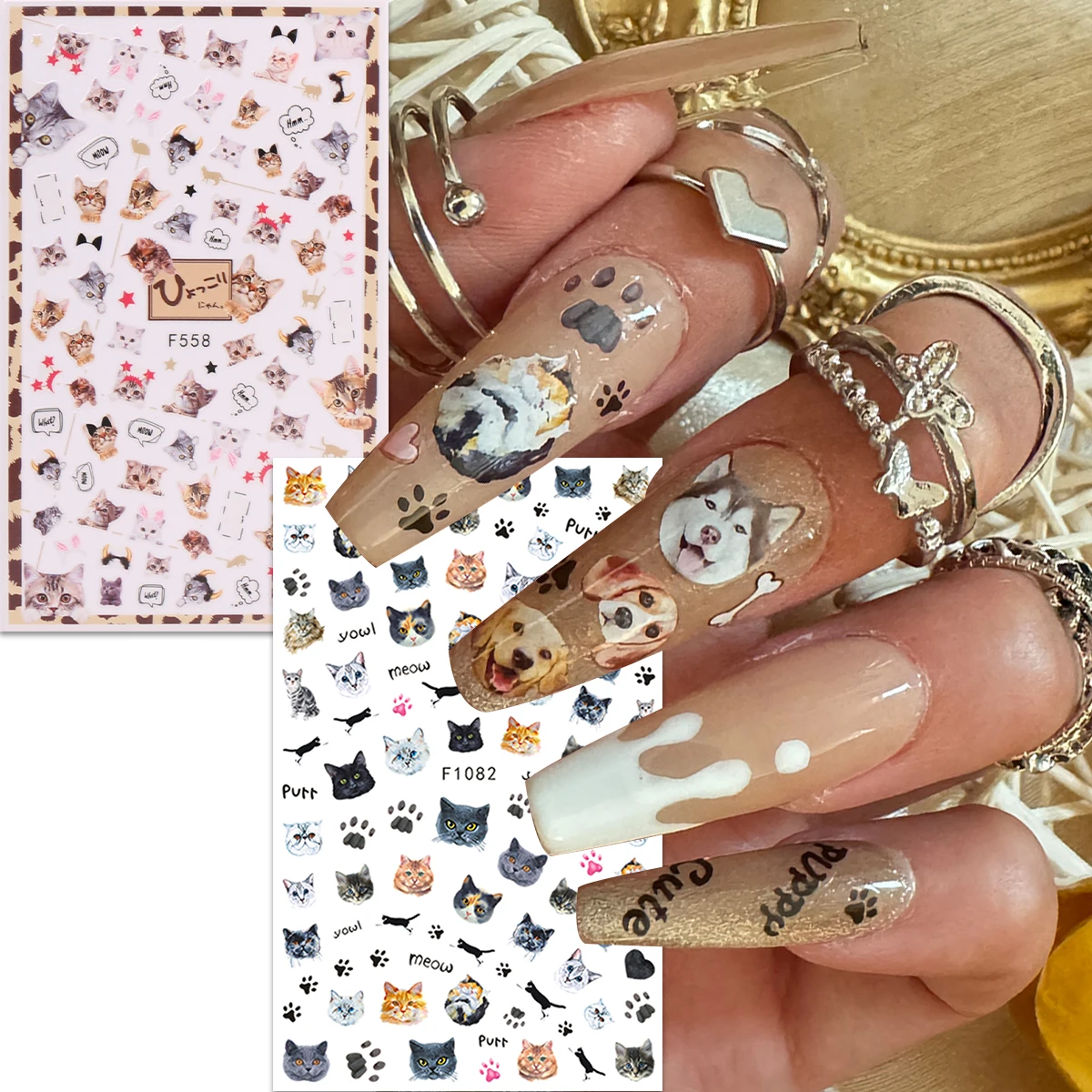 Frühlings- und Sommerblumen-Schmetterlings-Nagelsticker, einfach anzubringen für die Nageldekoration, zum Selbergestalten, als Geschenk, für Partys und zur Gestaltung von Make-up für Hochzeiten. – Detail 15