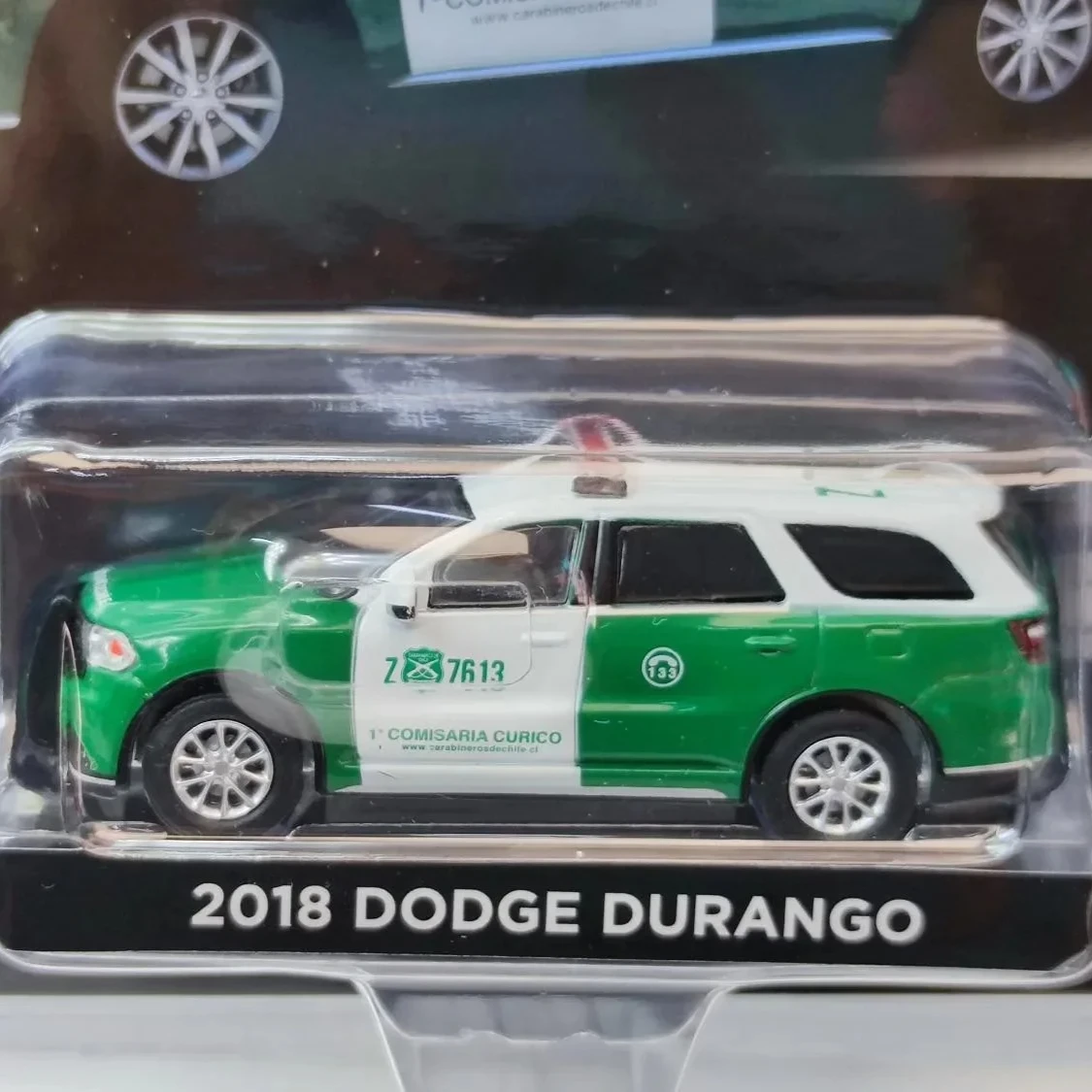 GreenLight 1:64 2018 Dodge Durango Chile Police Car Simulation Diecast Alloy Car Model Collectible Gift
