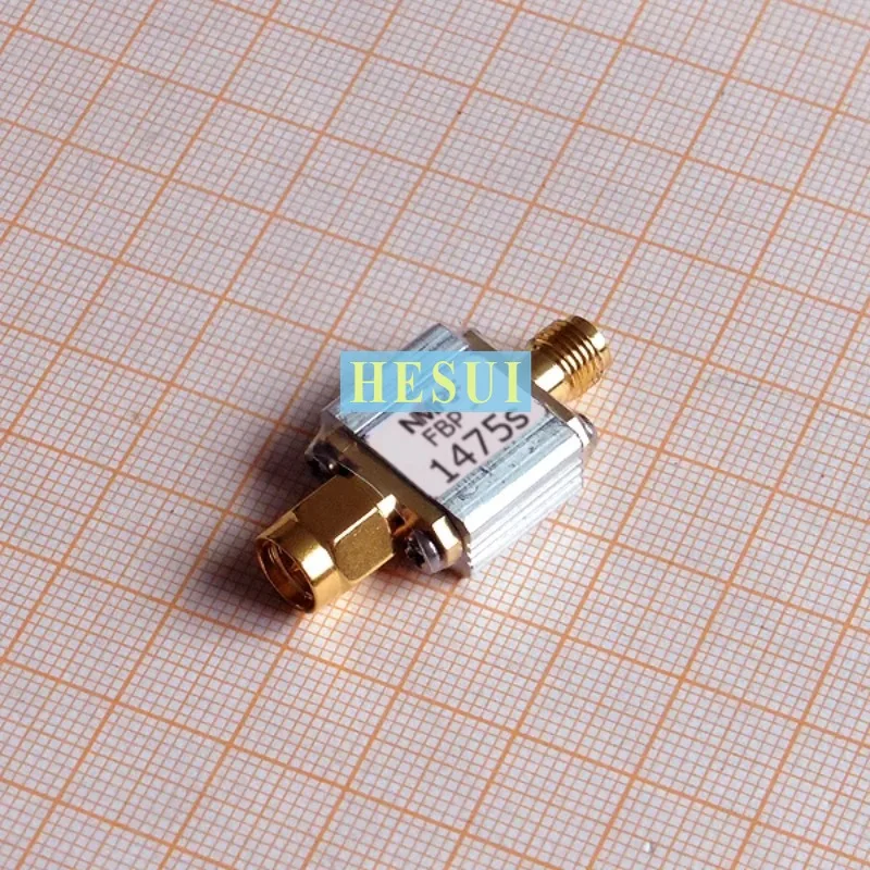 BPF Filter RF 1475MHz Module SAW bandpass filter for radio astronomy satellite communication, 100MHz bandwidth, SMA interface