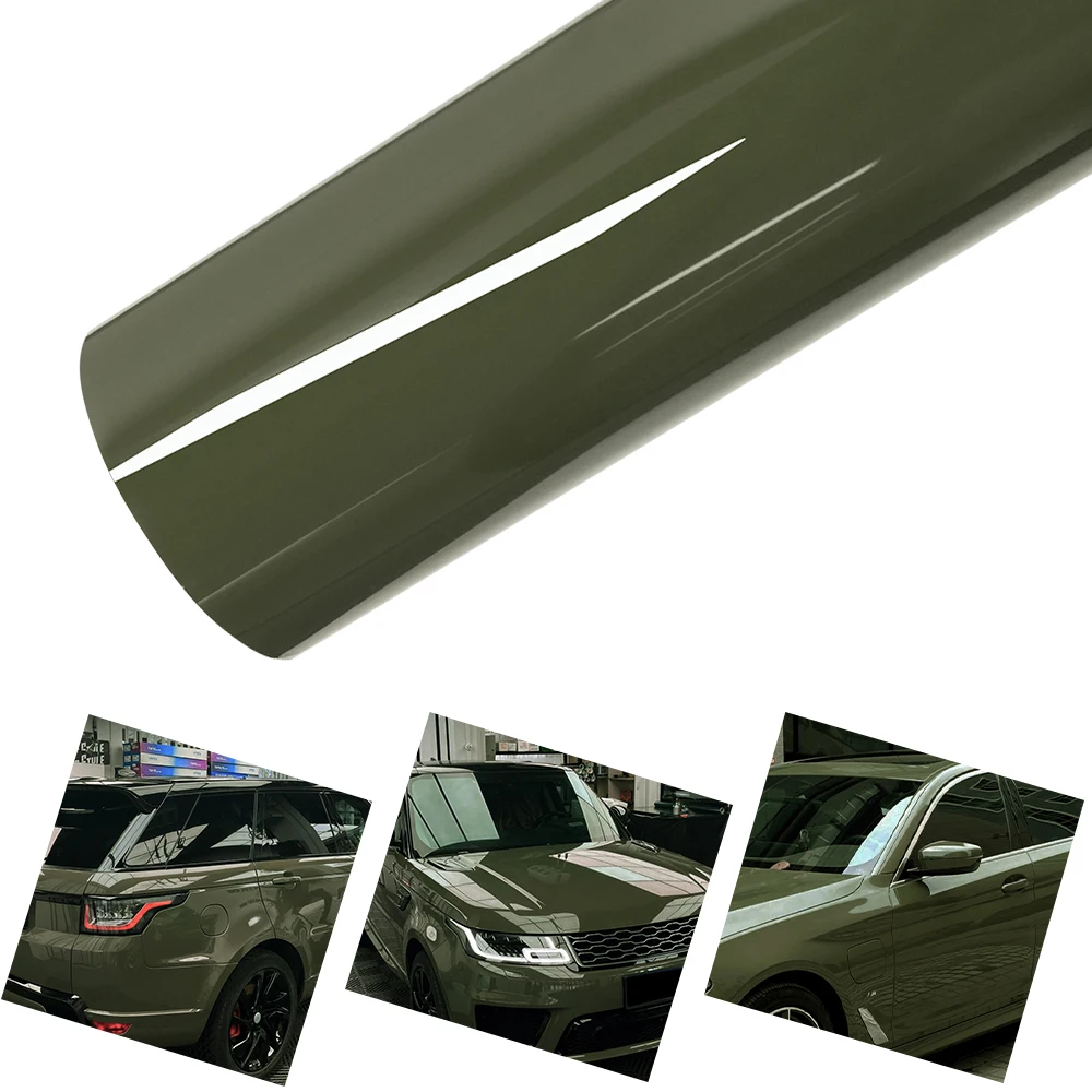 

Car Vinyl Film PET Platinum Warrior Green Auto Vinyl Wrap Film Self Adhesive Motorcycle Car Body Decoration Sticker Accessories