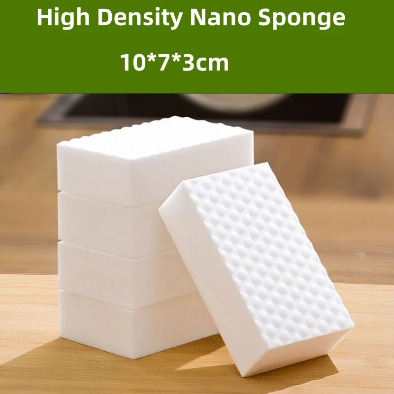 10pcs White Magic Sponge to Clean Kitchen Dishes Pots Home Wall Household Cleaning Wonder Nano Melamine Sponge Eraser 100*70*30