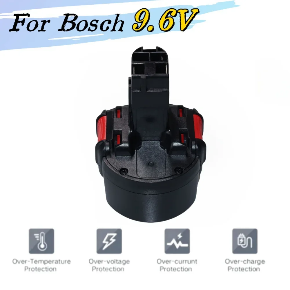 For Bosch 9.6V 4800/6800/9800/12800mAh Ni-MH Rechargeable Battery Power Tools PSR 960 BH984 BAT048 BAT119 Replacement battery