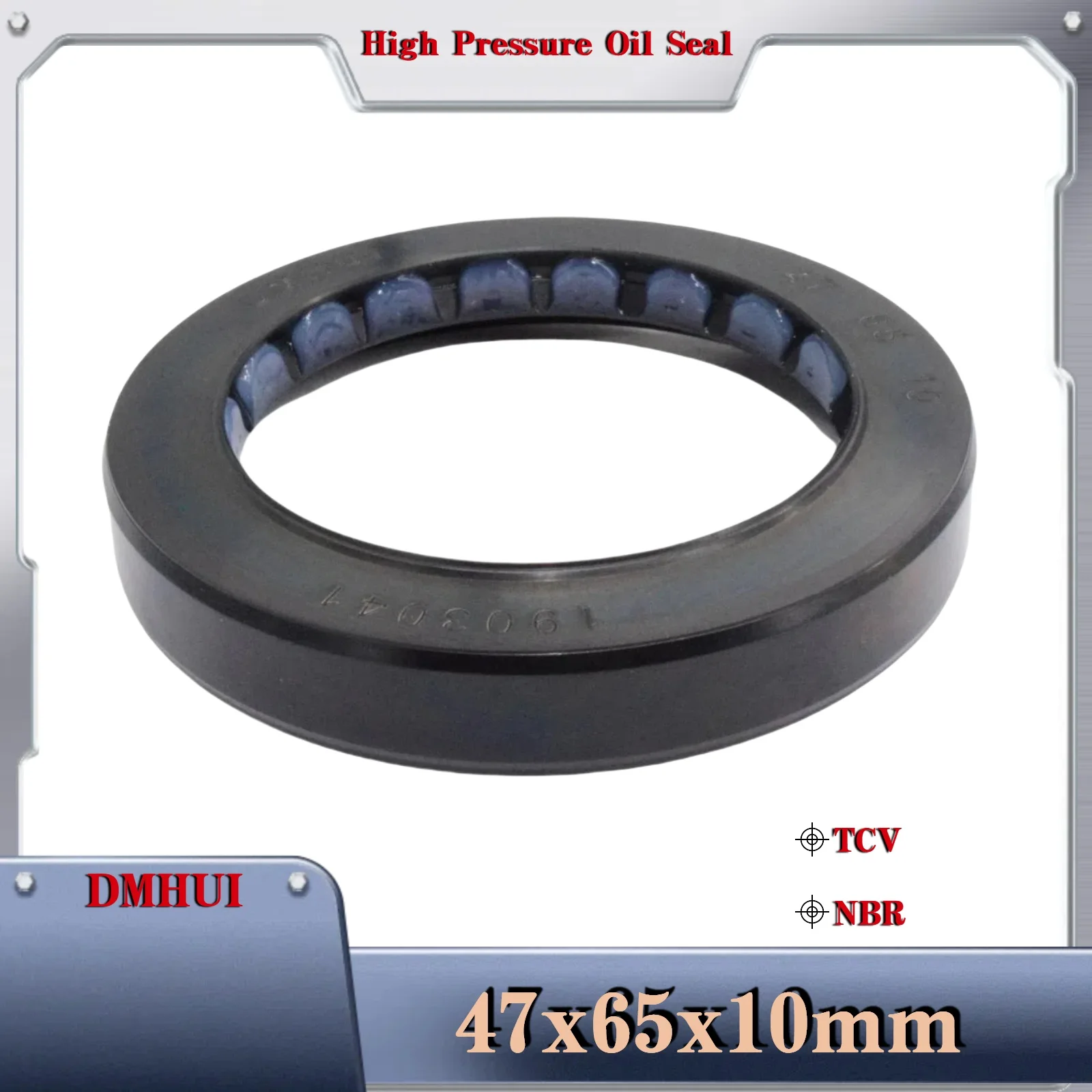 

47x65x10mm TCV/NBR DMHUI Hydraulic Pump Motor High Pressure Oil Seal Tractor Oil Seal 47×65×10 Motor Rotary Shaft Seal