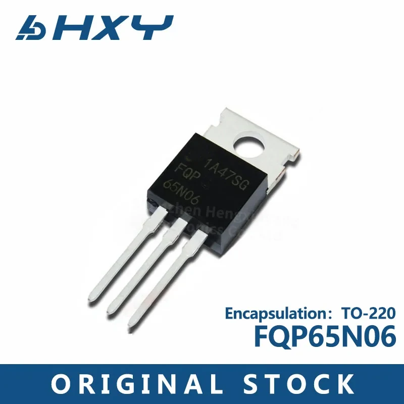 10PCS FQP65N06 65N06 in-line TO-220 60V 65A N-channel MOS FET