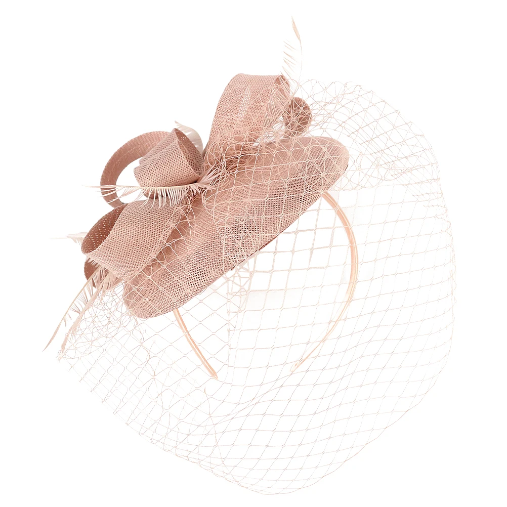

Elegant Headbands Hair Accessories ABS Polyester Mesh Fascinator Veil Headdress for Women Lightweight Durable Party